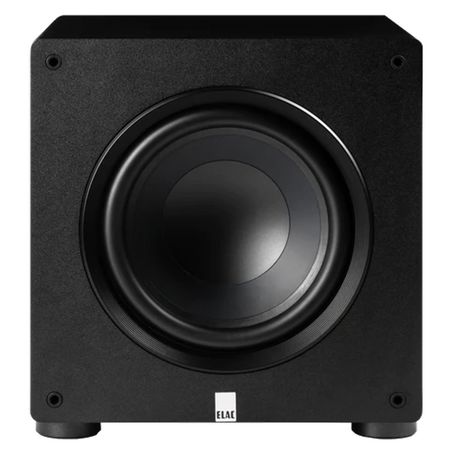 ELAC Varro Premium PS350 12" 350W Powered Subwoofer with App Control/Auto EQ, Black Vinyl