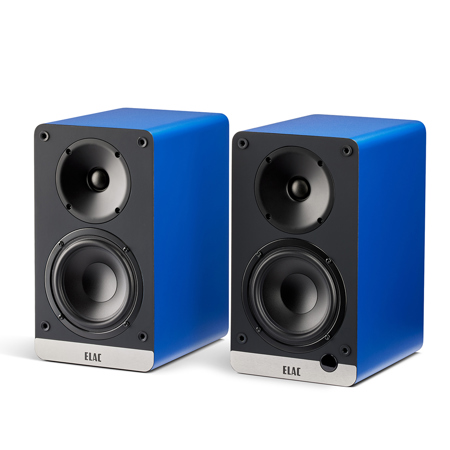 Elac Debut ConneX DCB41 2-Way Active Powered Bookshelf Speakers, Pair Royal Blue