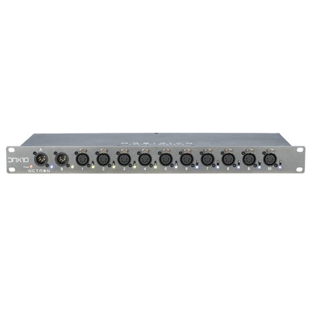 Elation DMX10-5 19" Rackmount 10-Port 5-Pin XLR DMX Splitter