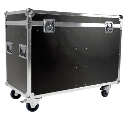 Elation Split Style Road Case for 2x PROTEUS LUCIUS Lights w/Handles & Casters