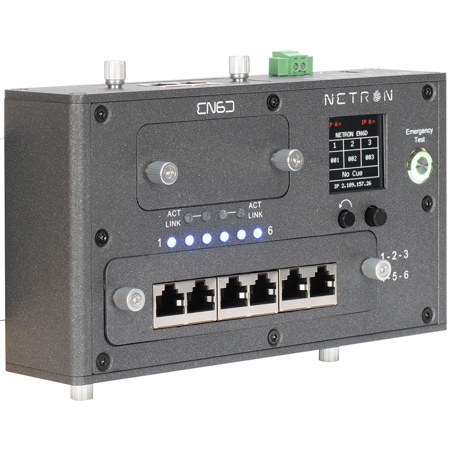 Elation Netron EN6D 6U DIN Rail/sACN/Art-Net Wall Mount Ethernet DMX Gateway