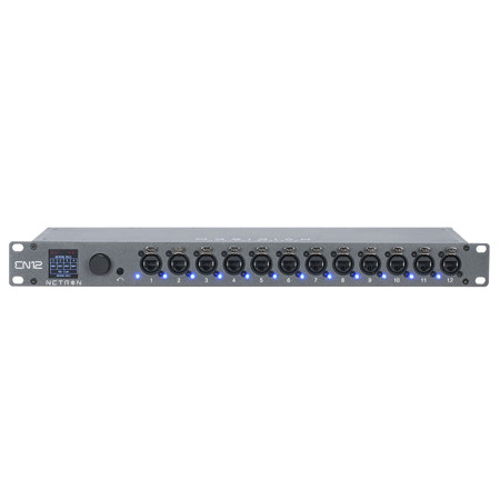 Elation Netron EN12-45 19" 12U RJ45 RDM/sACN Wall Mount Ethernet DMX Gateway