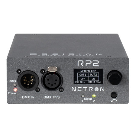 Elation Netron RP2 2-Way 16A Scheduler DMX Power Relay