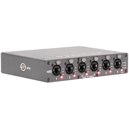 Elation NS8 8-Port 100W Gigabit Ethernet POE Network Switch