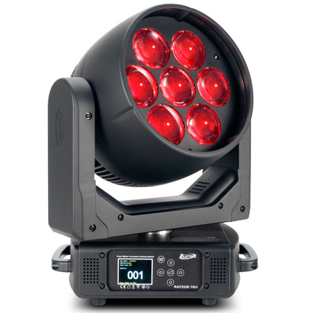 Elation RAYZOR 760 7x 60W RGBW LED Wash Fixture