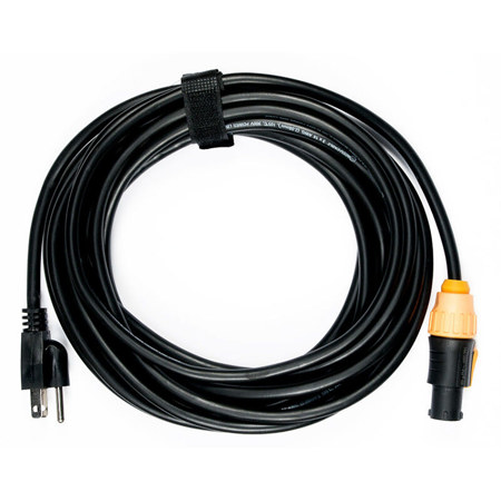 Elation SIP1MPC25 25' 14 AWG IP65 Main Power Cord with Edison Plug