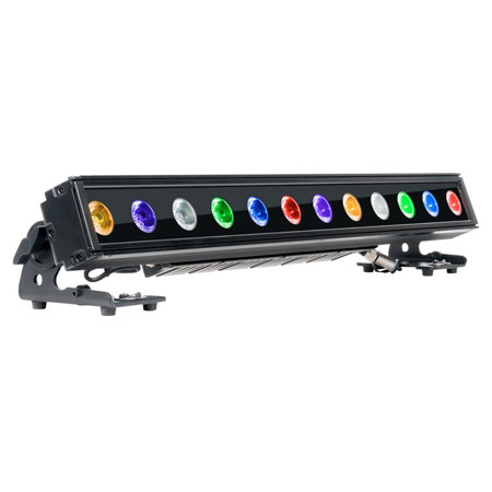 Elation SIXBAR 1000 IP 12x 12W RGBAW+UV LED IP65 Batten Fixture, Black