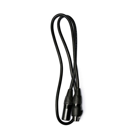Elation STR514 3' IP65 5-Pin Male to Female XLR DMX Cable