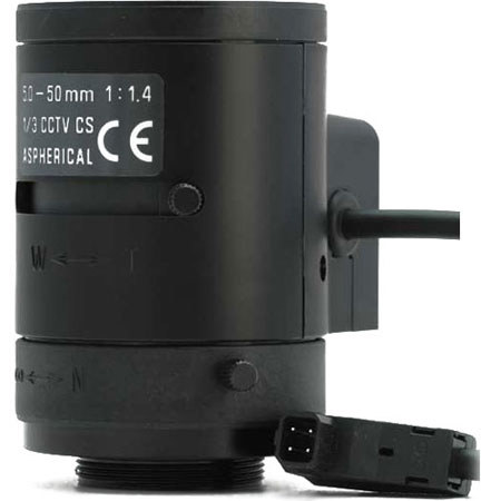 Elmo T550WDCPS 1/3 inch CS-Mount 5-50mm Vari-Focal Lens