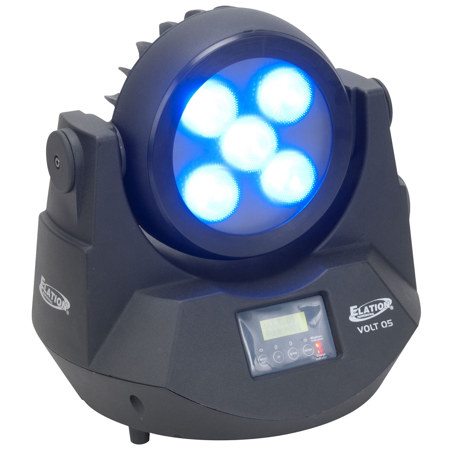 Elation VOLT Q5E 5x 15W RGBW LED IP65 Battery Powered LED Wash 6-Light Kit with Charging Case