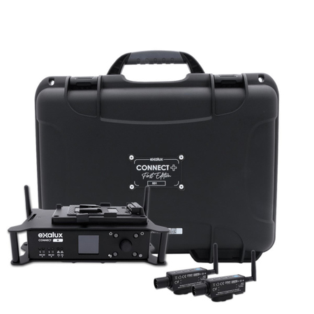 Exalux CONNECT+ Dual Band Wi-Fi to DMX Gateway Kit w/2x TX100N DMX Transmitter