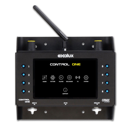 Exalux CONTROL ONE All-In-One Wireless DMX Controller Rental Kit
