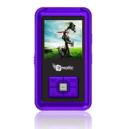 Ematic 1.5" 2GB Video MP3 Player, Purple