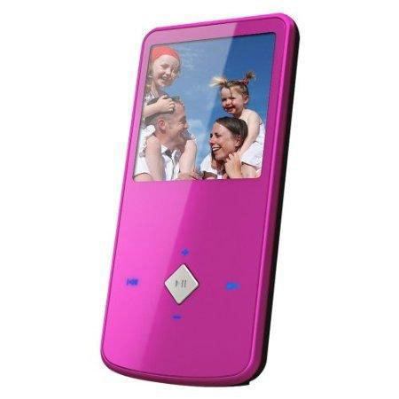Ematic eJam II 1.5" 4GB MP3 Video Player, FM Tuner, Voice Recorder,Pink EM164VID