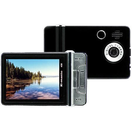 Ematic EM504CAMB 2.4in Touch Screen 4GB MP3 Player