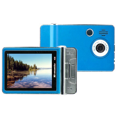 Ematic EM544CAMBU 2.4in Touch Screen 4GB MP3 Player