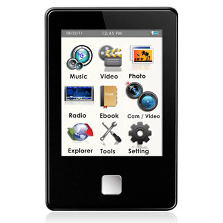 Ematic E8 HD 4GB Portable Media Player, Black