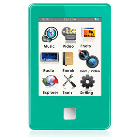 Ematic E8 4GB MP3 Video / Music Player, Green