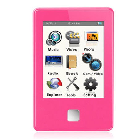 Ematic E8 4GB MP3 Video / Music Player, Pink