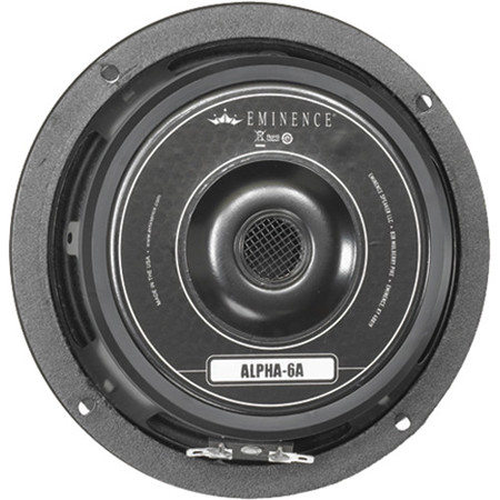 Eminence Speakers Alpha-6C 6.5" 100W Mid-Range Speaker Driver, 4 Ohm