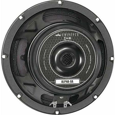 Eminence Speakers Alpha-8A 8" 125W Mid-Range Speaker Driver, 8 Ohm