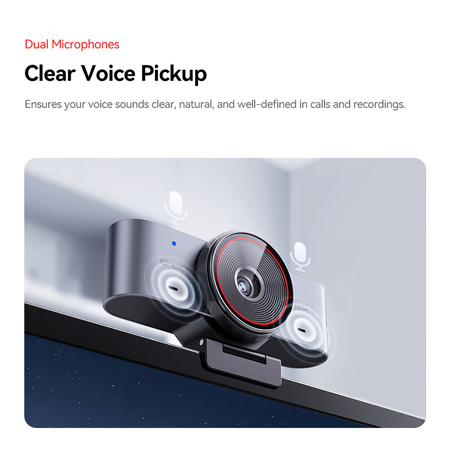 EMEET SmartCam C960 Ultra 4K Ultra HD Webcam with Dual Microphones