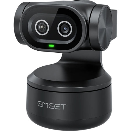 EMEET PIXY 4K Ultra HD Dual-Lens PTZ Webcam with AI-Tracking