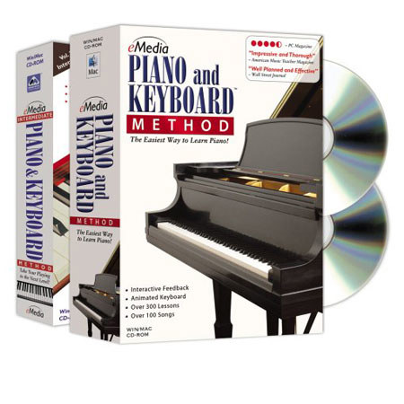 eMedia Piano & Keyboard Deluxe Method, 2 Disk Set