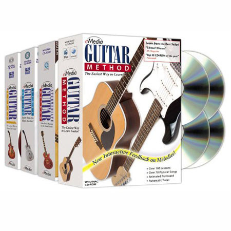 eMedia Guitar Collection Method v.4.0, 4 Disk Set