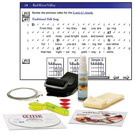 eMedia Guitar Accessory Kit, Guitar Accessories + Win/Mac CD-ROM and DVD Video