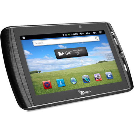 Ematic eGlide X 7in Touchscreen Tablet,Android 2.1, Blk