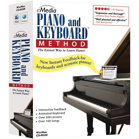 eMedia Piano & Keyboard Method V3, Win/Mac CD-ROM