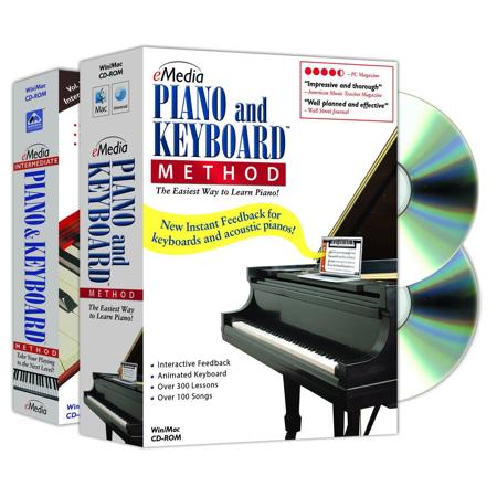eMedia Piano and Keyboard Method Deluxe for Windows/Macintosh, 2 CD-ROM Set