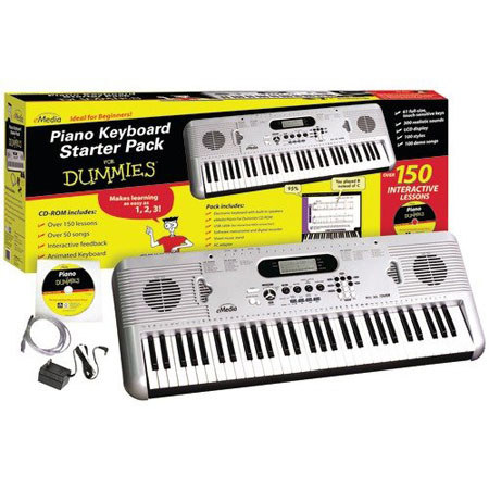 eMedia Piano 61-key Keyboard Starter Pack for Dummies