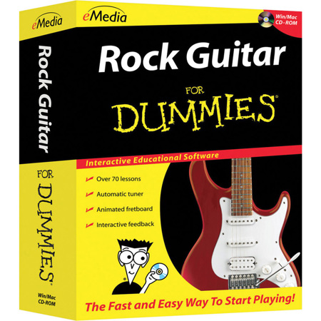 eMedia Rock Guitar For Dummies Software with 70 Beginning Lessons for Mac Electronic Download