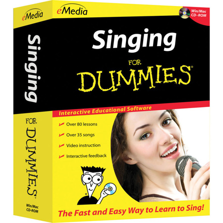 eMedia Singing For Dummies Software for Mac, Electronic Download