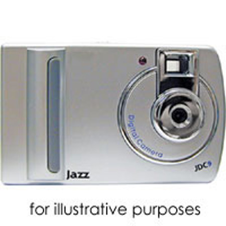 Jazz 0.3Mp Digital Still Camera with 2 MB Internal Flash Memory, Video Clips & Bonus 1.5" 4 MB Mini Photo Frame - Red
