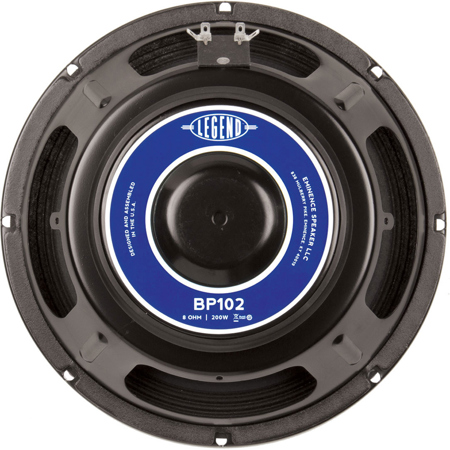 Eminence Speakers Legend BP102 10" 200W Bass Guitar Speaker Driver, 8 Ohm