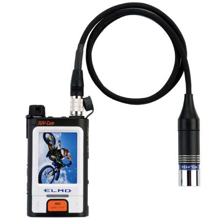 Elmo SUV-CAM80, Utility Video Micro Camera System with SD Recorder, 3.8mm Lens (with 3 ft cable), 2.2" LCD Screen