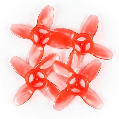 EMAX Avan Tinyhawk 40mm 4-Blade Propeller for Tinyhawk Drone, Red, 2-Pair