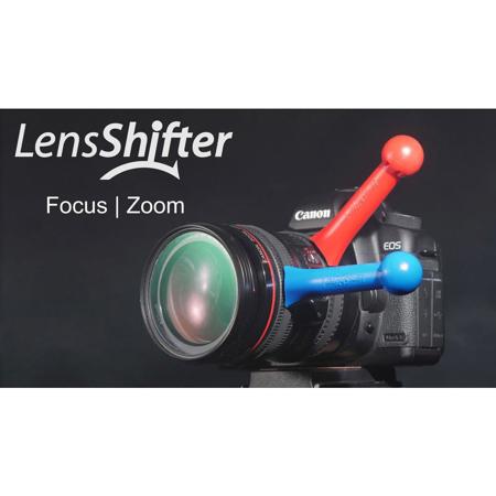 FocusShifter LensShifter Grip Handle for Focus and Zoom Control, Blue