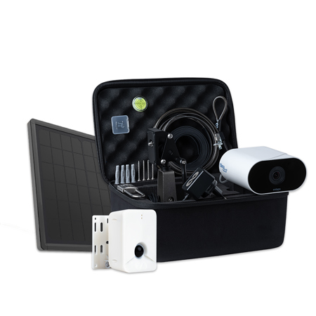 Enlaps Tikee Mini+ 12MP 4K Ultra HD Timelapse Video Camera Pack, Bundle with Tikee Sentinel Smart Detector and External Solar Panel