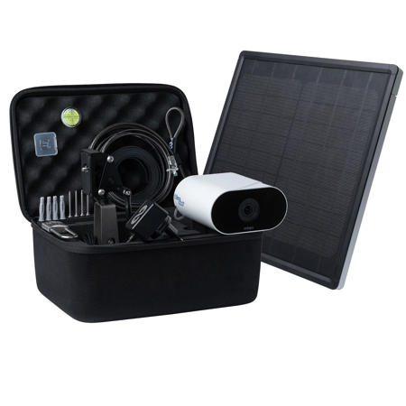 Enlaps Tikee Mini+ 12MP 4K Ultra HD Timelapse Video Camera Pack, Bundle with External Solar Panel