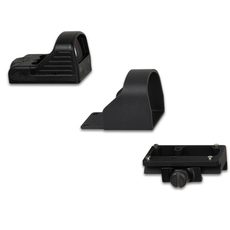 EOTech Mini Red Dot Sight with 1913 Protective Mount/Shroud, Black