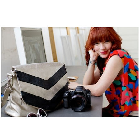Epiphan Charlotte Camera Bag - Metallic Chevron