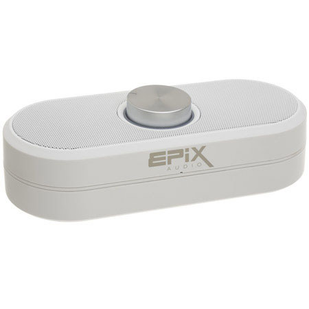 Epix Audio Spin Wireless Bluetooth Stereo Speakers, White