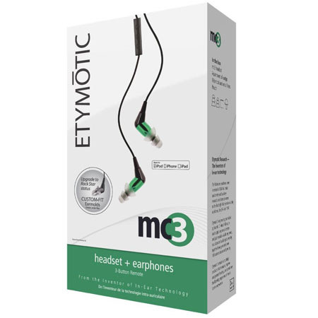Etymotic Research mc3 Stereo Headset - Green