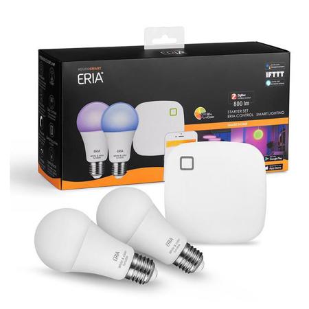 AduroSmart ERIA Colors and White A19 LED Smart Bulb Starter Kit