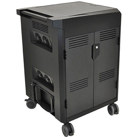 Ergotron 12A PowerShuttle Laptop Charging Cart for Up to 20 Devices
