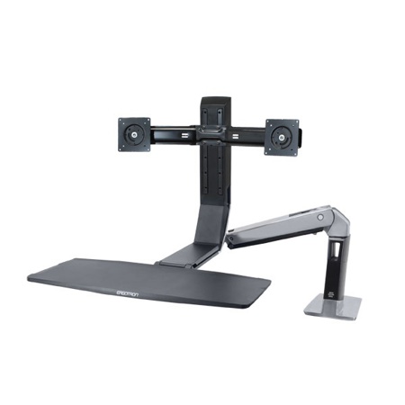 Ergotron WorkFit-A Dual Monitor Sit-Stand Workstation